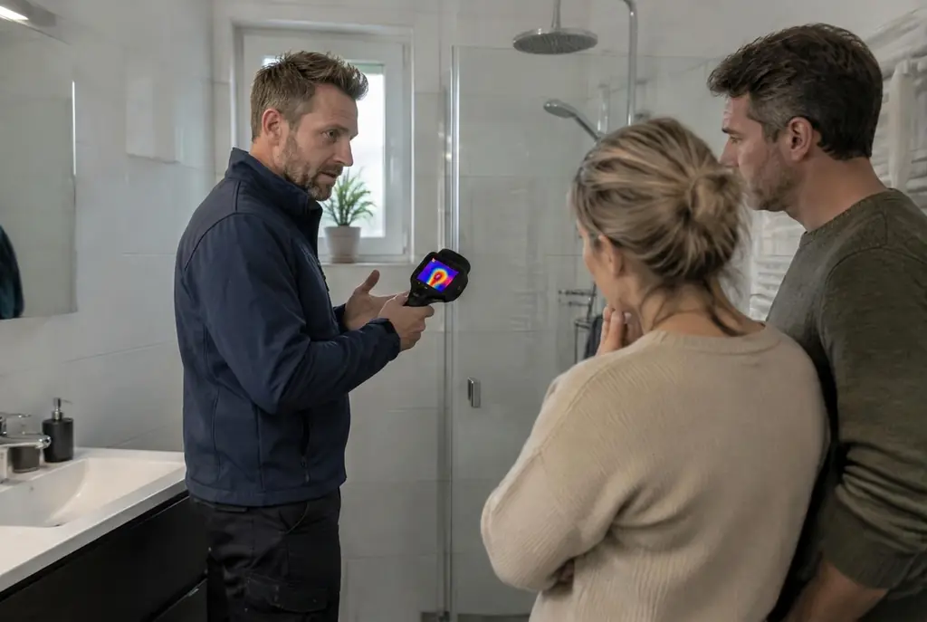 Lekdetectie Maassluis – specialist legt bevindingen uit aan bewoner